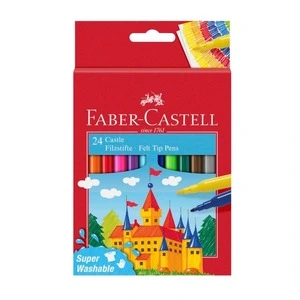 Фломастери Faber-Castell Felt tip 24 кольори "Замок" (138967)