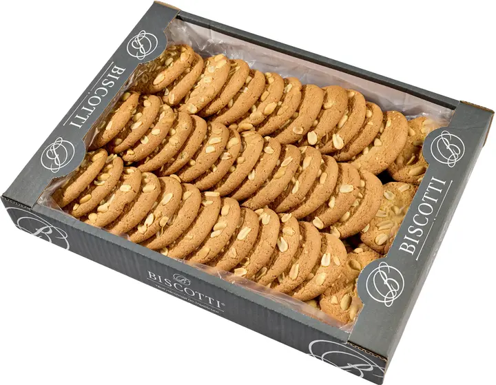 Печиво здобне Biscotti "Американське з арахісом" 1,3 кг (12615)