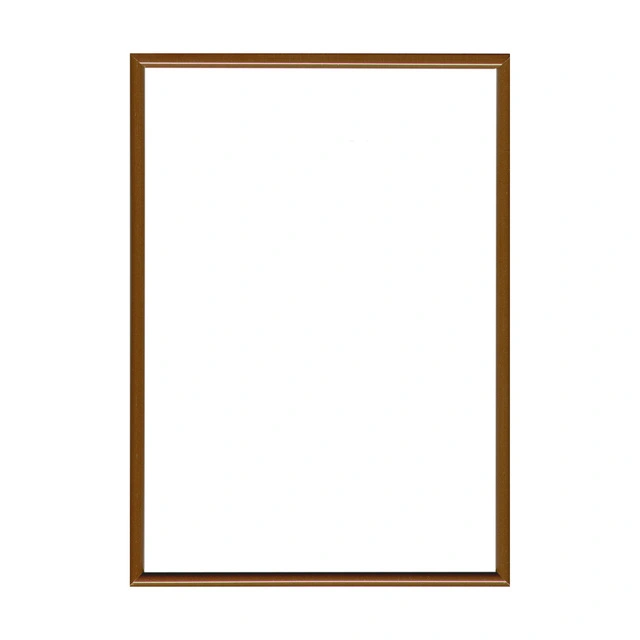 Рамка без скла frame LA 21x30 коричневі з золотою вставкою (1511-В84)