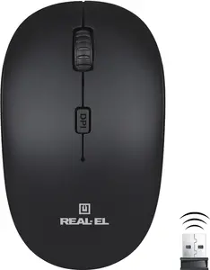 Комп'ютерна миша Real-el RM303 Wireless Black (123200022). Фото 2