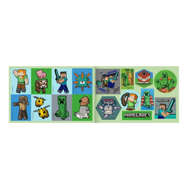 Розмальовки А4 YES Minecraft з наліпками 8арк (743221). Фото 4