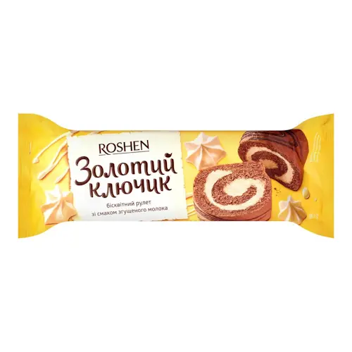 Рулет Roshen Золотий ключик 180 г (808214)