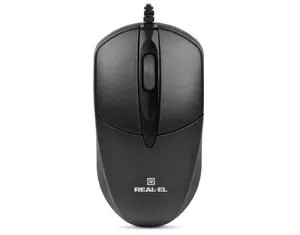 Комп'ютерна миша Real-el RM-211 Black USB (12321122)