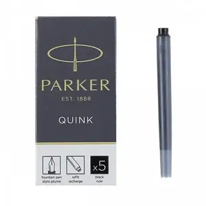 Чорнильні картриджі Parker Quink 5 шт чорний (11 410 BK)