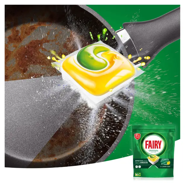 Капсули для миття посуду Fairy Original в посудомийних машинах 41 шт (50729499). Фото 3