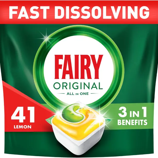 Капсули для миття посуду Fairy Original в посудомийних машинах 41 шт (50729499)