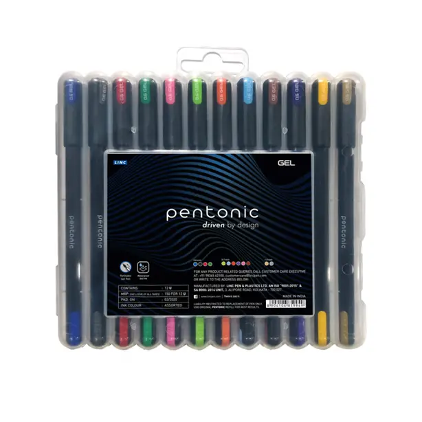 Набір ручок гелевих Pentonic driven 0,7 мм (411959)