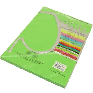 Кольоровий папір Spectra Color А4 160г/м2 100 аркушів зелений інтенсив (182309). Фото 2