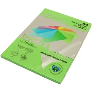 Кольоровий папір Spectra Color А4 160г/м2 100 аркушів зелений інтенсив (182309)
