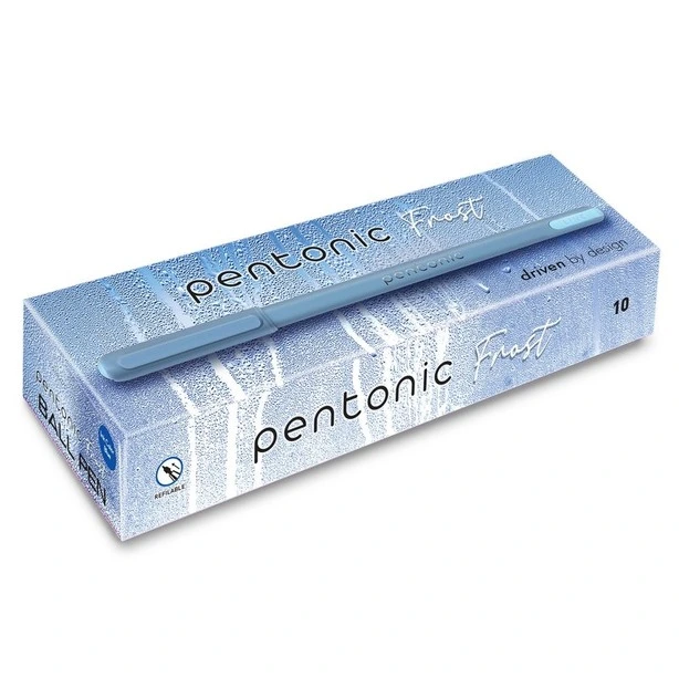 Ручка кулькова масляна Pentonic Frost LINC чорнило синє 0.7 мм  (412219). Фото 2