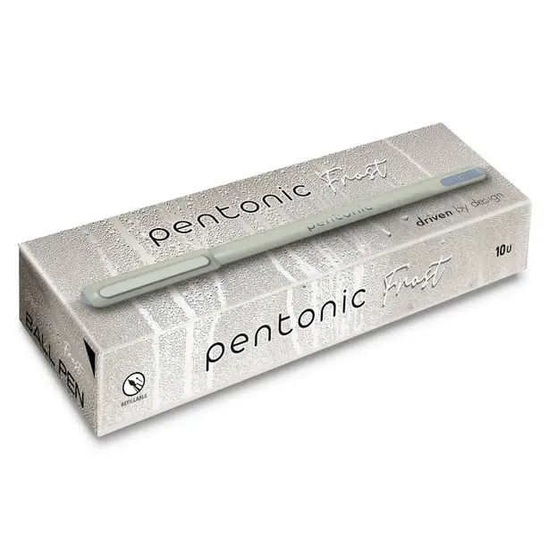 Ручка кулькова масляна Pentonic Frost LINC чорнило чорне 0.7 мм  (412220). Фото 2