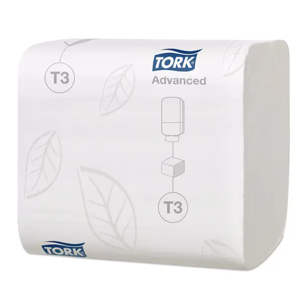 Листовий туалетний папір Tork Premium дуже м'який 2- шаровий 252 листа (114277)