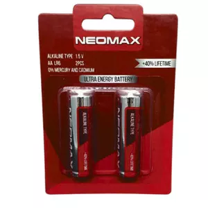 Батарейка NEOMAX LR03/AAA  Alkaline у блістері 2 шт/уп (NXBA3A-2B)