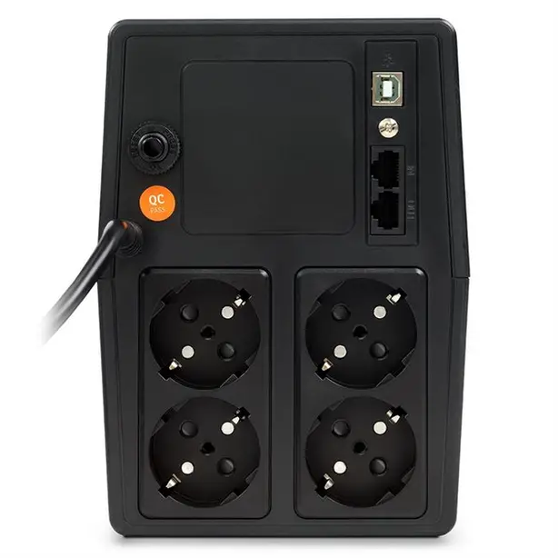 Джерело безперебійного живлення NJOY Horus Plus 1000 Lin.int. AVR 4x євро USB LCD пластик (PWUP-LI100H1-AZ01B). Фото 5