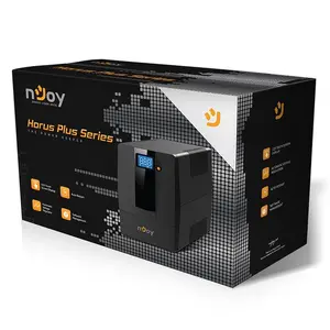 Джерело безперебійного живлення NJOY Horus Plus 1000 Lin.int. AVR 4x євро USB LCD пластик (PWUP-LI100H1-AZ01B). Фото 6