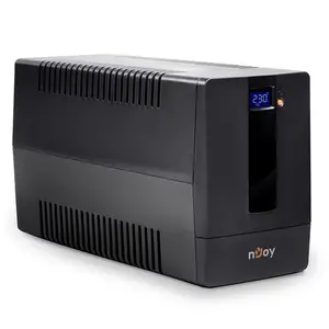 Джерело безперебійного живлення NJOY Horus Plus 1000 Lin.int. AVR 4x євро USB LCD пластик (PWUP-LI100H1-AZ01B). Фото 4
