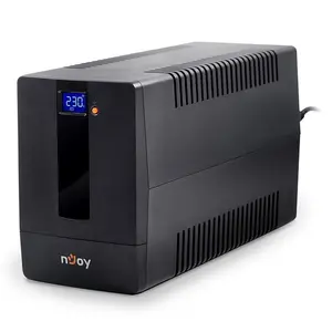 Джерело безперебійного живлення NJOY Horus Plus 1000 Lin.int. AVR 4x євро USB LCD пластик (PWUP-LI100H1-AZ01B). Фото 3