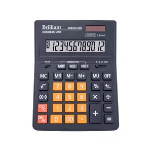 Калькулятор офісний Brilliant CDB-1201ORN 12-и розрядний 155х205х36 мм (CDB1201-ORN)