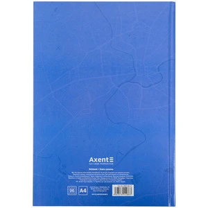 Зошит офісний Axent Liberty А4 96 арк. клітинка тверда палітурка (8422-551-A). Фото 4