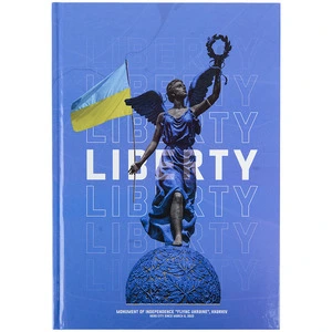 Зошит офісний Axent Liberty А4 96 арк. клітинка тверда палітурка (8422-551-A)