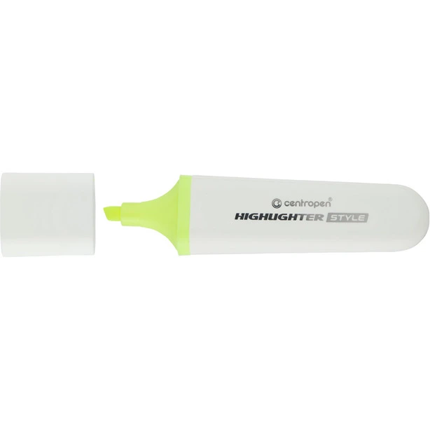 Маркер текстовий Axent Highlighter Style жовтий 6252 1-4,6 мм клиноподібний (6252/51)