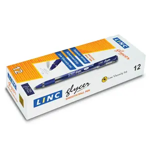 Ручка кульково масляна Glycer LINC чорнило золото 0.7 мм (412223). Фото 2