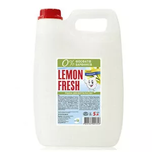 Засіб для миття посуду Lemon Fresh прозорий 5л (6615169)