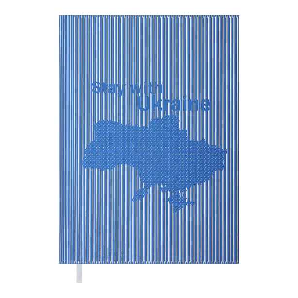 Щоденник недатований Buromax FREE  A5 288 арк. бумвініл блакитний  (BM.2064-14)