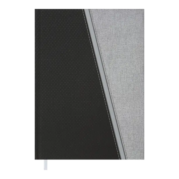 Щоденник недатований Buromax SOLID A5 288 арк. бумвініл чорний (BM.2061-01) 