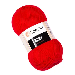 Пряжа YarnArt Baby червона (237)