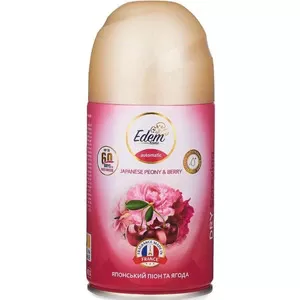 Змінний балон для освіжувача повітря EDEM home Air freshener Японський піон та ягода 260 мл (EH820625)