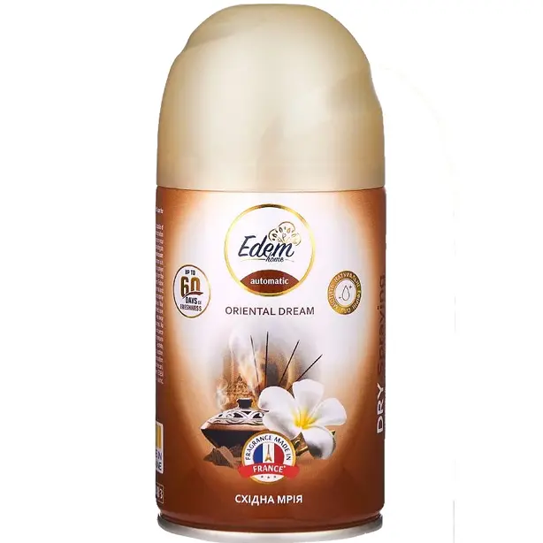 Змінний балон для освіжувача повітря EDEM home Air freshener Східна мрія 260 мл (EH820632)