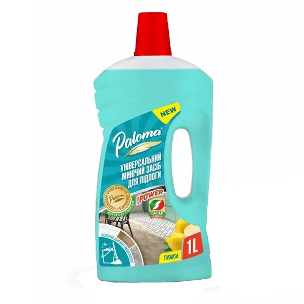 Універсальний миючий засіб для підлоги лимон PALOMA 1000мл (PE50656)