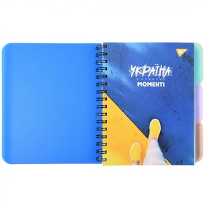 Зошит для записів А5 YES Ukraine at every moment 144 арк клітинка пружина збоку (681966)