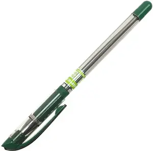 Ручка масляна Hiper Max Writer чорнило зелене 0.7 мм пластик (HO-335)