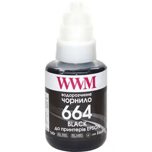 Чорнило Epson L100 WWM Black 140мл (E664B)