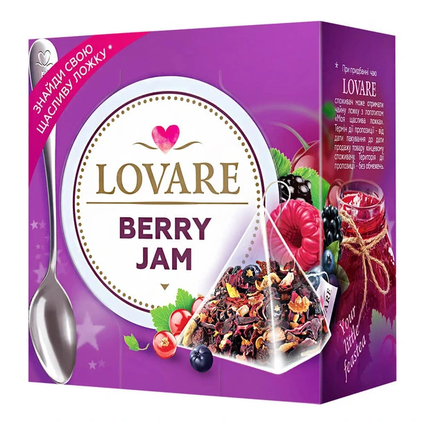 Чай в пакетиках LOVARE Berry Jam 2г x 15 шт (874643)