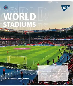 Зошит шкільний YES World stadium А5 60 арк. клітинка м'яка політурка (767148). Фото 2