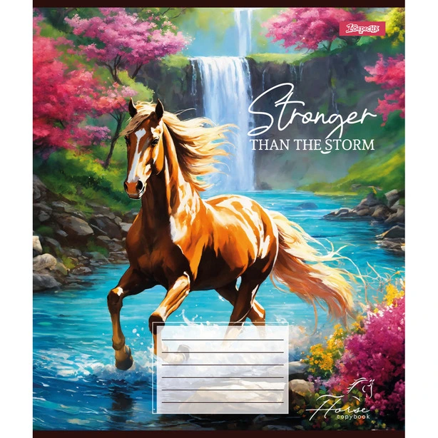 Зошит шкільний 1 Вересня   Stronger than the storm  А5 18арк. клітинка м'яка політурка (767243). Фото 6
