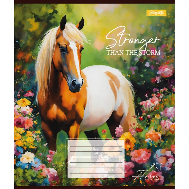 Зошит шкільний 1 Вересня   Stronger than the storm  А5 18арк. клітинка м'яка політурка (767243). Фото 2