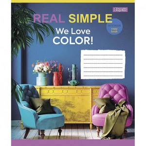 Зошит шкільний 1В We love color  А5 48 арк. лінія м'яка політурка (766729). Фото 2