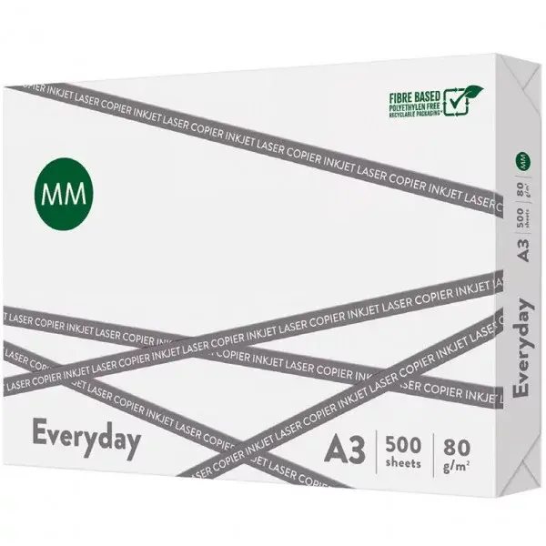 Папір офісний MM Everyday А3 80г/м2 клас C 500 арк. (16.7716)