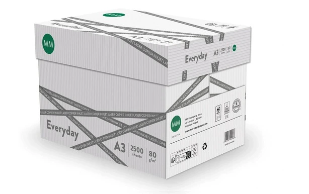 Папір офісний MM Everyday А3 80г/м2 клас C 500 арк. (16.7716). Фото 3