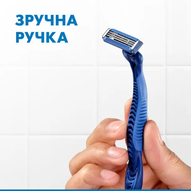Одноразові бритви для гоління чоловічі Gillette Blue3 Comfort 3 шт (7702018489619). Фото 8