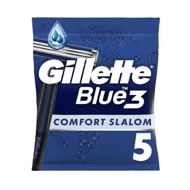 Станки одноразові Gillette BLUE3 Comfort Slalomдля чоловіків 5 шт (80816263)