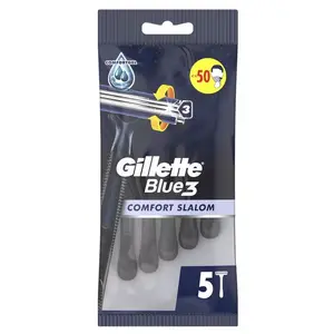 Станки одноразові Gillette BLUE3 Comfort Slalomдля чоловіків 5 шт (80816263). Фото 2