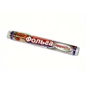 Фольга алюмінієва Appetito 30 см 10м (120074)
