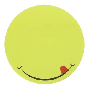 Стікер для нотаток Buromax 70х70мм 50арк. Smile жовтий (BM.2318-08). Фото 2
