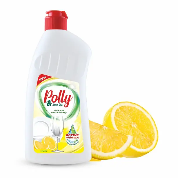Засіб для миття посуду POLLY Лимон 500мл (PО50557)