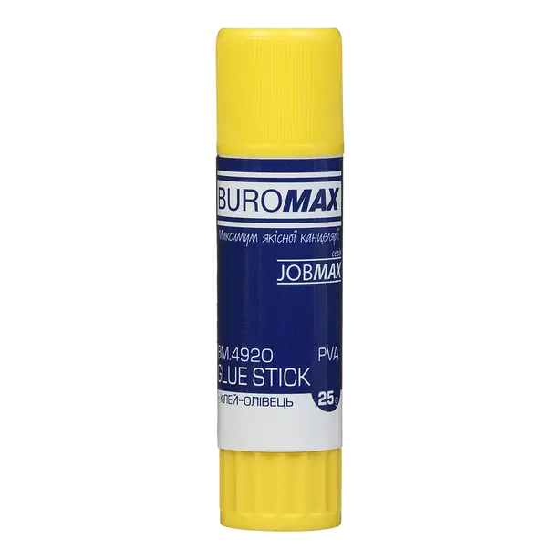 Клей-олівець Buromax JOBMAX 25 г PVA (BM.4920)